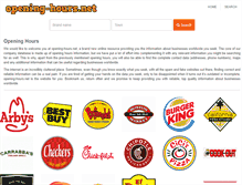 Tablet Screenshot of opening-hours.net